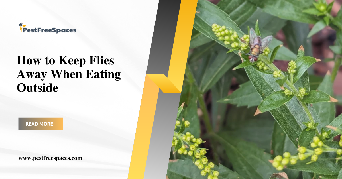 How to Keep Flies Away When Eating Outside